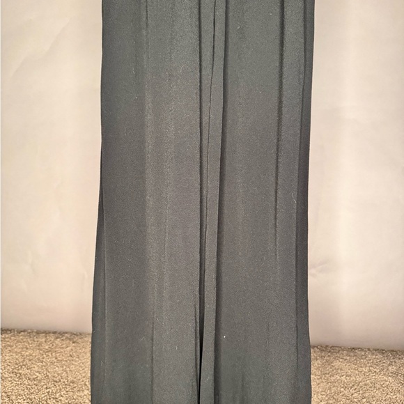 ba&sh • NWT Fasme Jumpsuit • Black Flowy Wide Leg Deep Open Back • XS - Picture 12 of 13